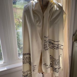 Poetic Threads Love Scarf, Lori Siebert’s art,NWT